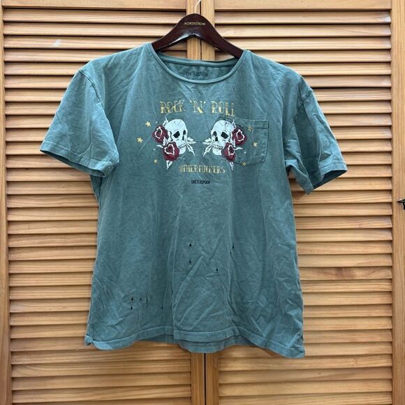 One teaspoon Green Graphic T-shirt size medium - Picture 1 of 6